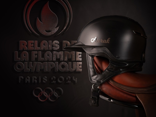 Aurak Protection équipera 2 cavaliers du Relais de la Flamme Olympique